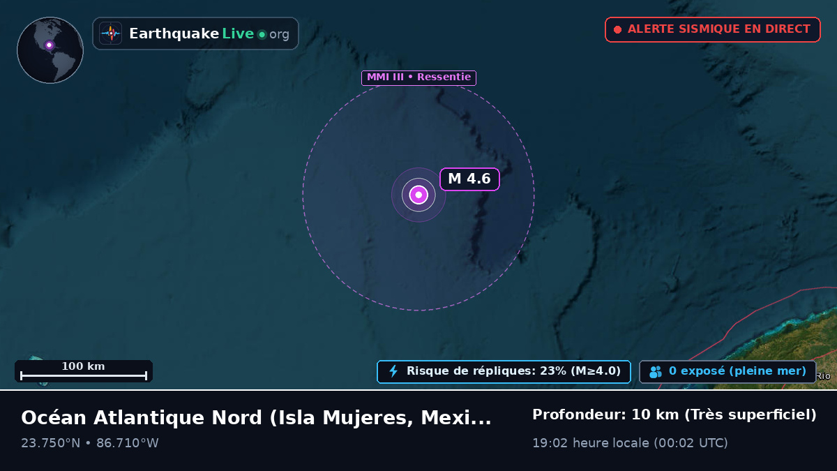 Océan Atlantique Nord (Mexique)