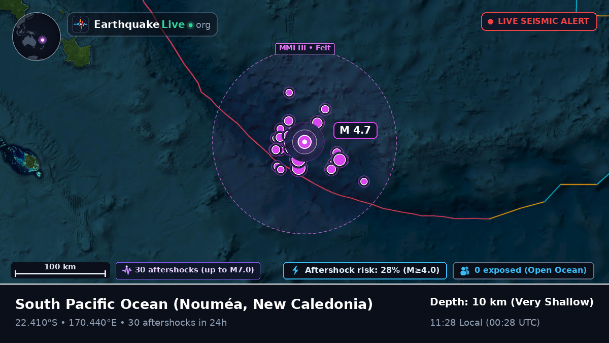 South Pacific Ocean (New Caledonia)