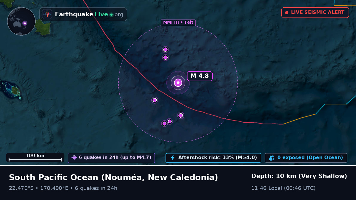South Pacific Ocean (New Caledonia)