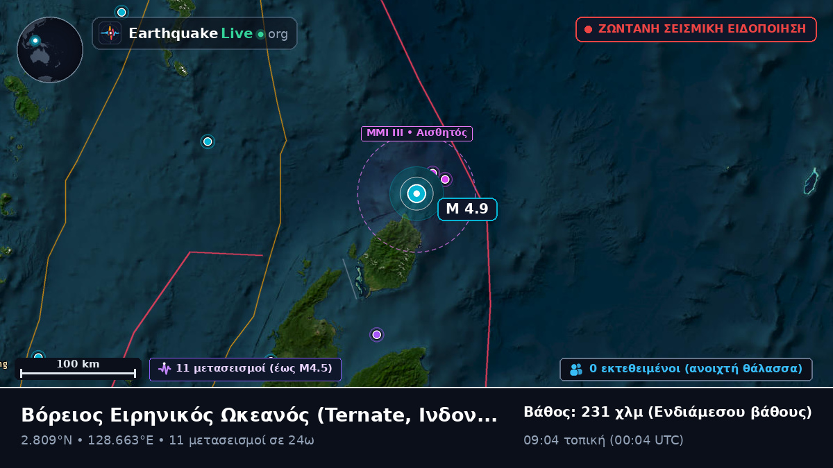 Βόρειος Ειρηνικός Ωκεανός (Ινδονησία)