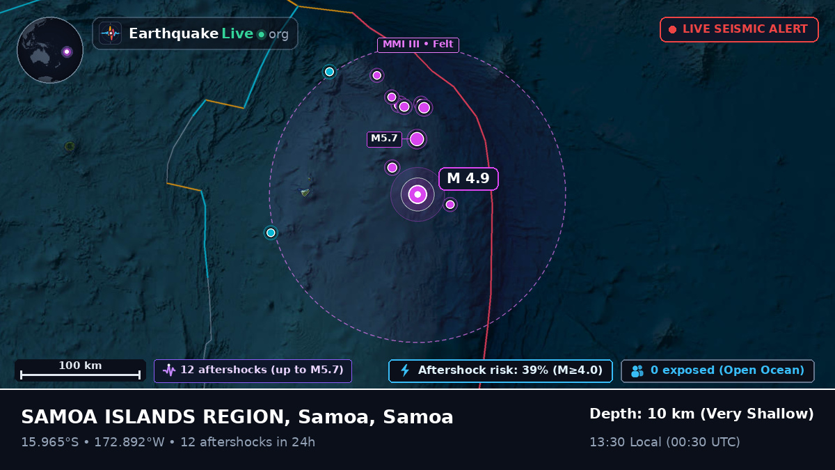 South Pacific Ocean (Samoa)