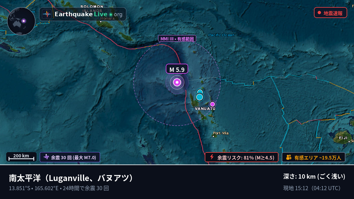 南太平洋 (バヌアツ)