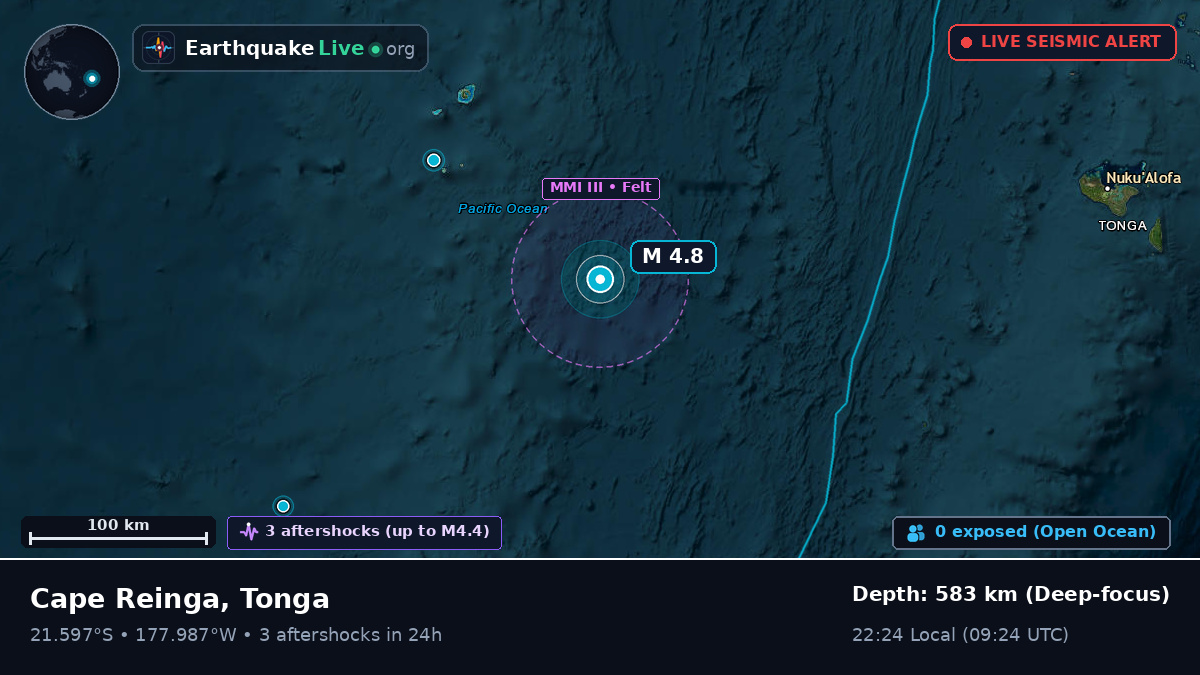 South Pacific Ocean (Tonga)