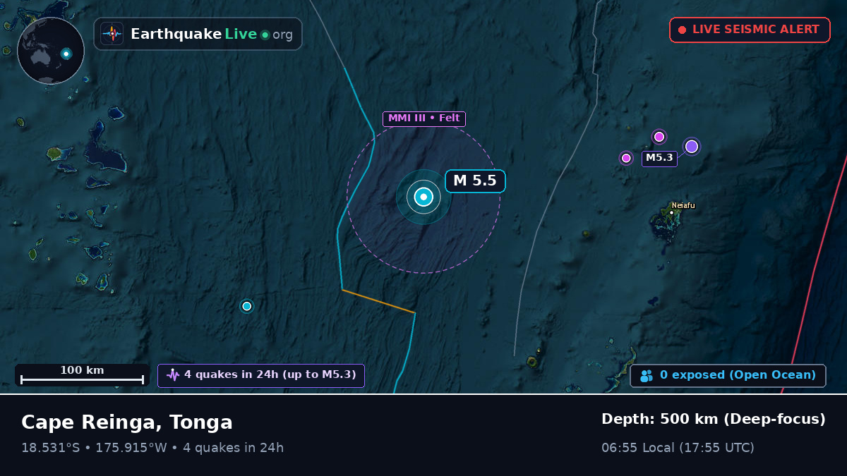 Off the coast of Neiafu, Tonga