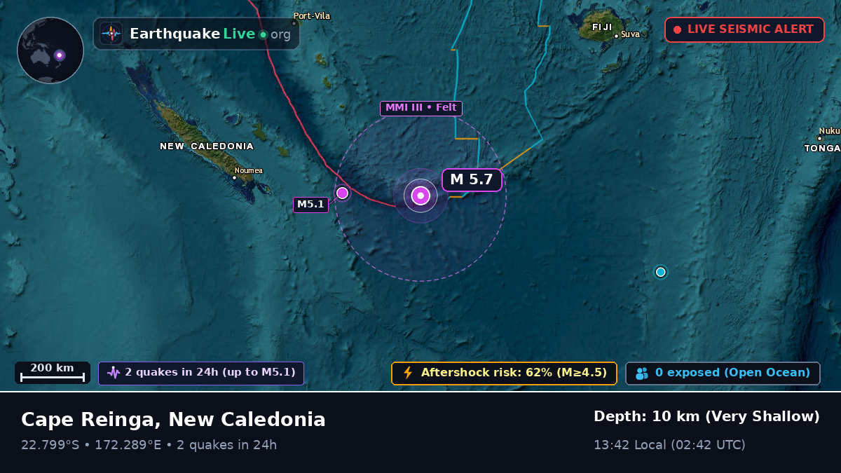 South Pacific Ocean (New Caledonia)
