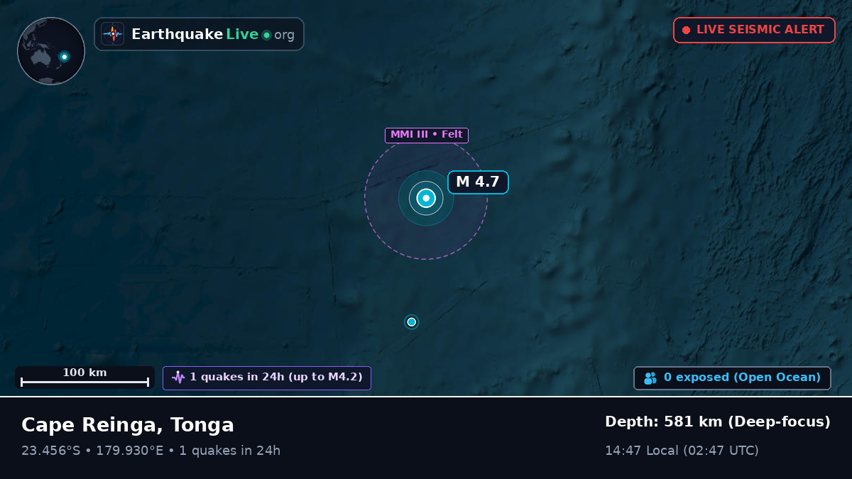 South Pacific Ocean (Tonga)