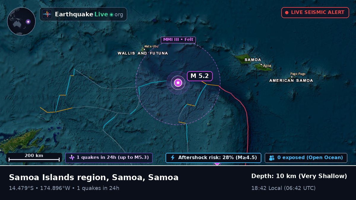 South Pacific Ocean (Samoa)