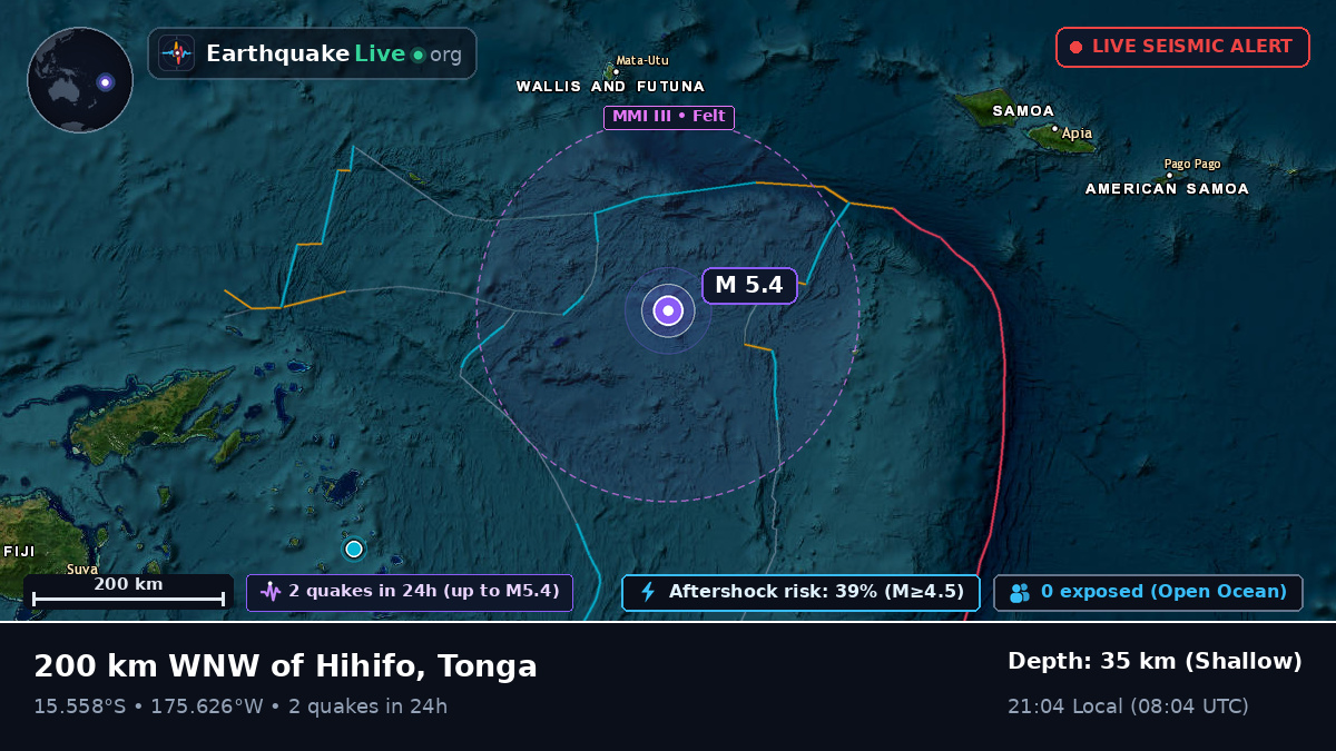 South Pacific Ocean (Tonga)