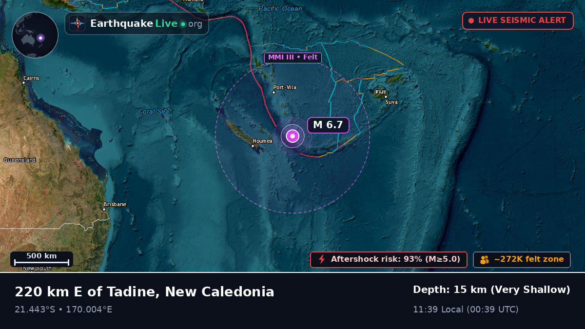 South Pacific Ocean (New Caledonia)