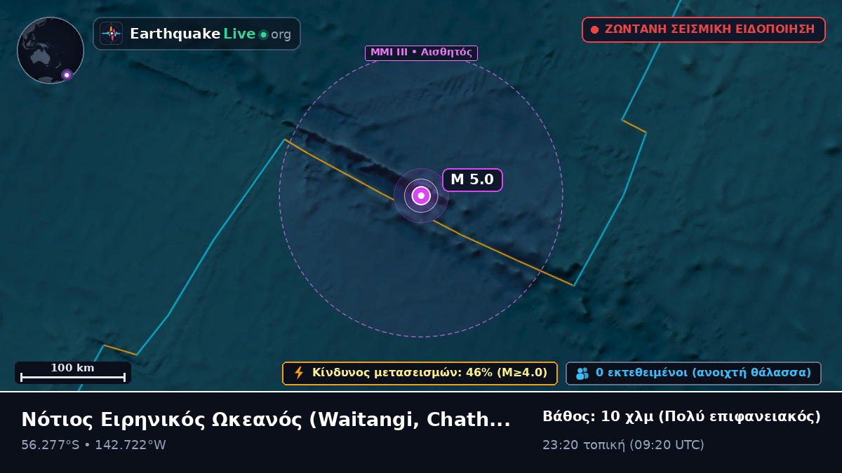 Νότιος Ειρηνικός Ωκεανός (Chatham Islands)