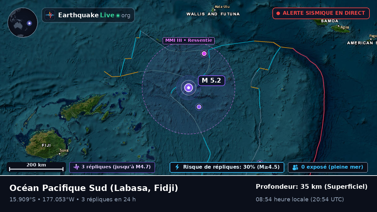 Océan Pacifique Sud (Fidji)