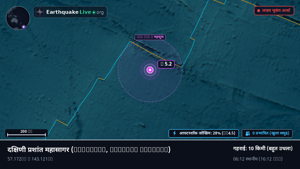 दक्षिणी प्रशांत महासागर (Chatham Islands)