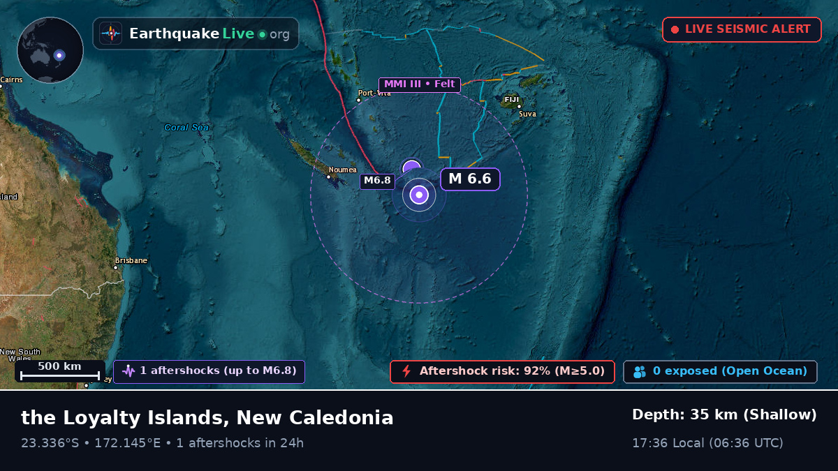 South Pacific Ocean (New Caledonia)