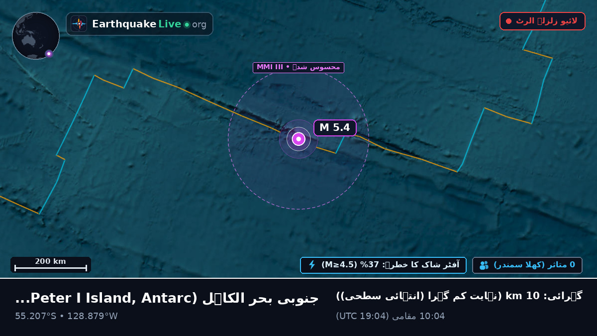 جنوبی بحر الکاہل (Antarctica)