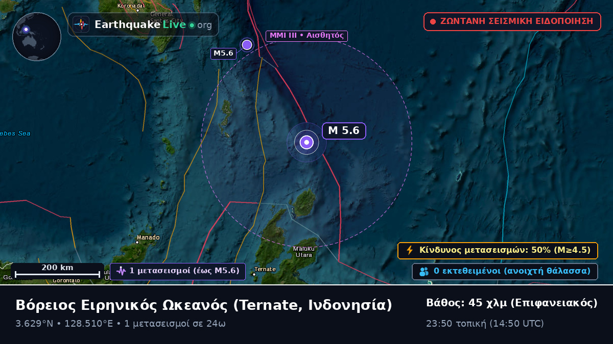 Βόρειος Ειρηνικός Ωκεανός (Ινδονησία)