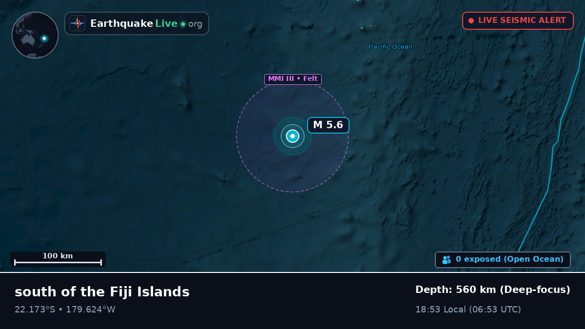 South Pacific Ocean (Tonga)