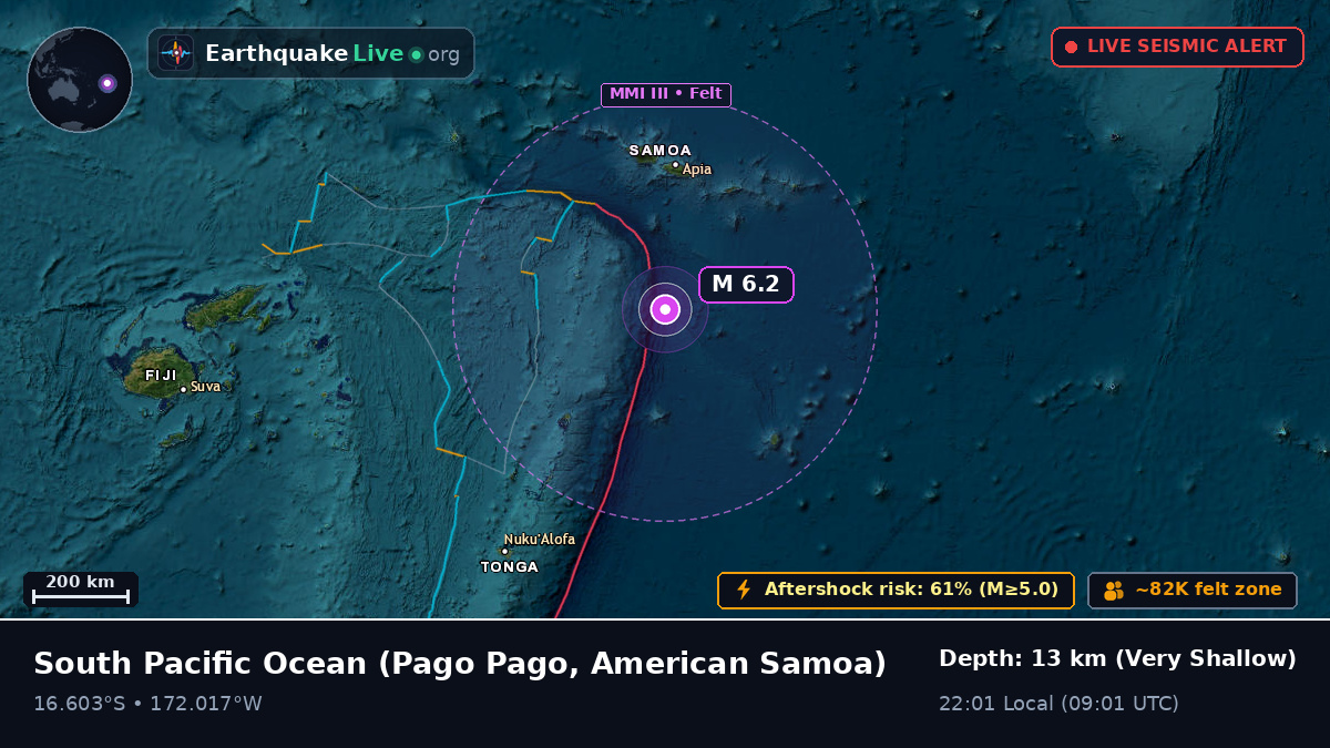 South Pacific Ocean (American Samoa)