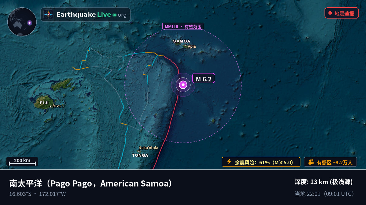 南太平洋 (American Samoa)