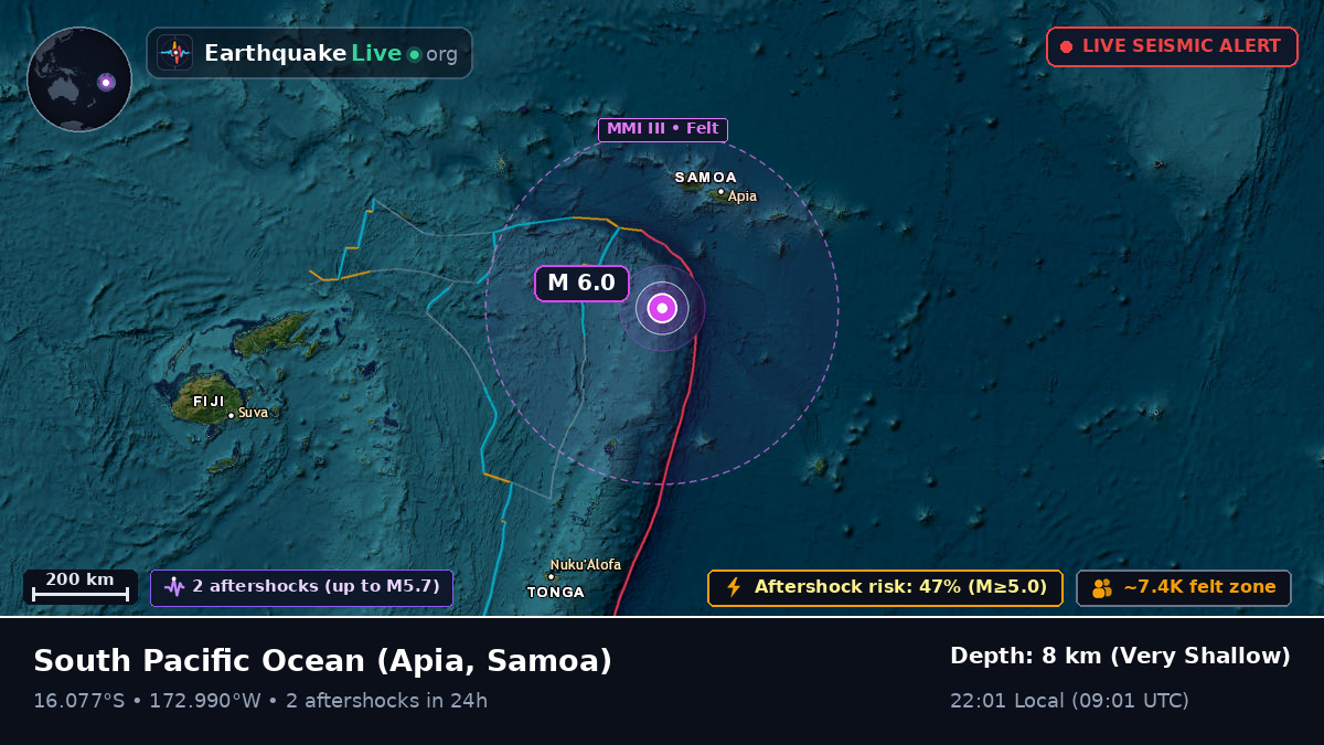South Pacific Ocean (Samoa)