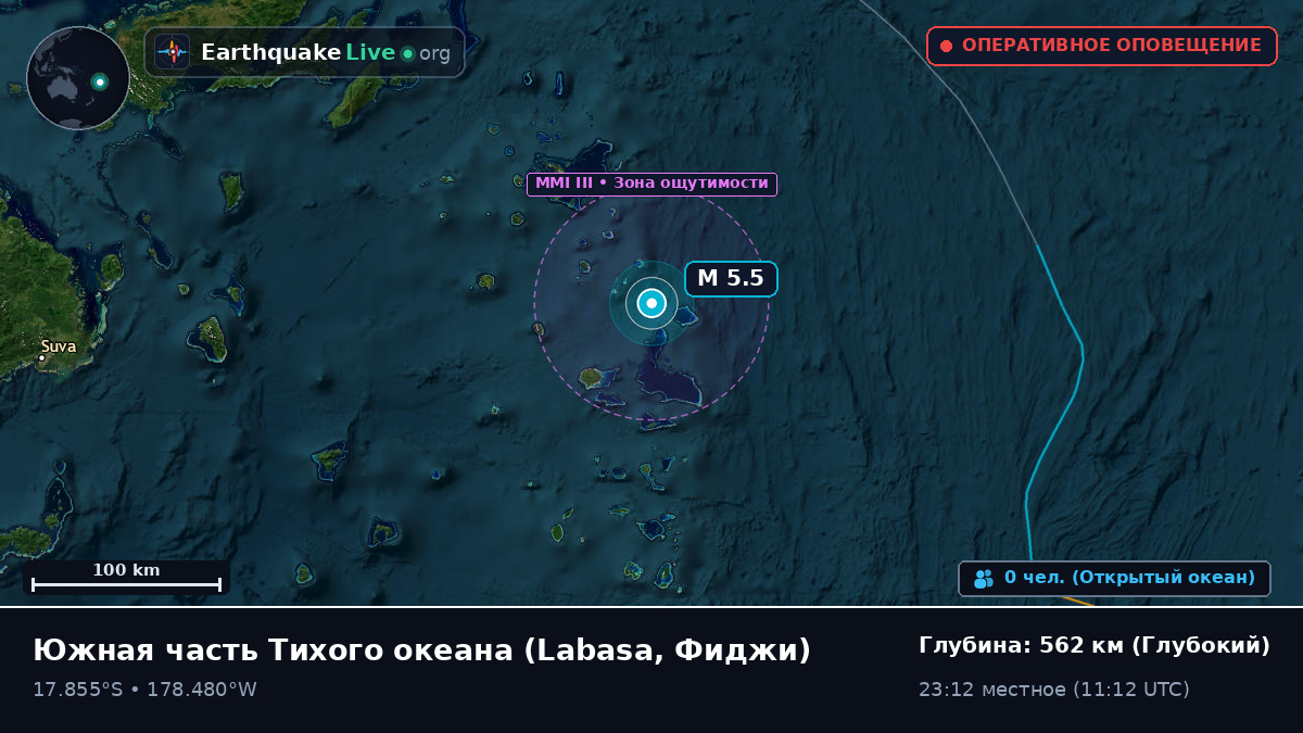 Южная часть Тихого океана (Фиджи)