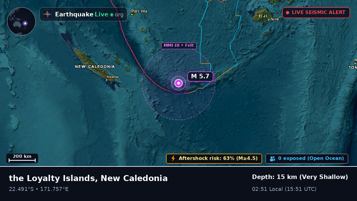 South Pacific Ocean (New Caledonia)