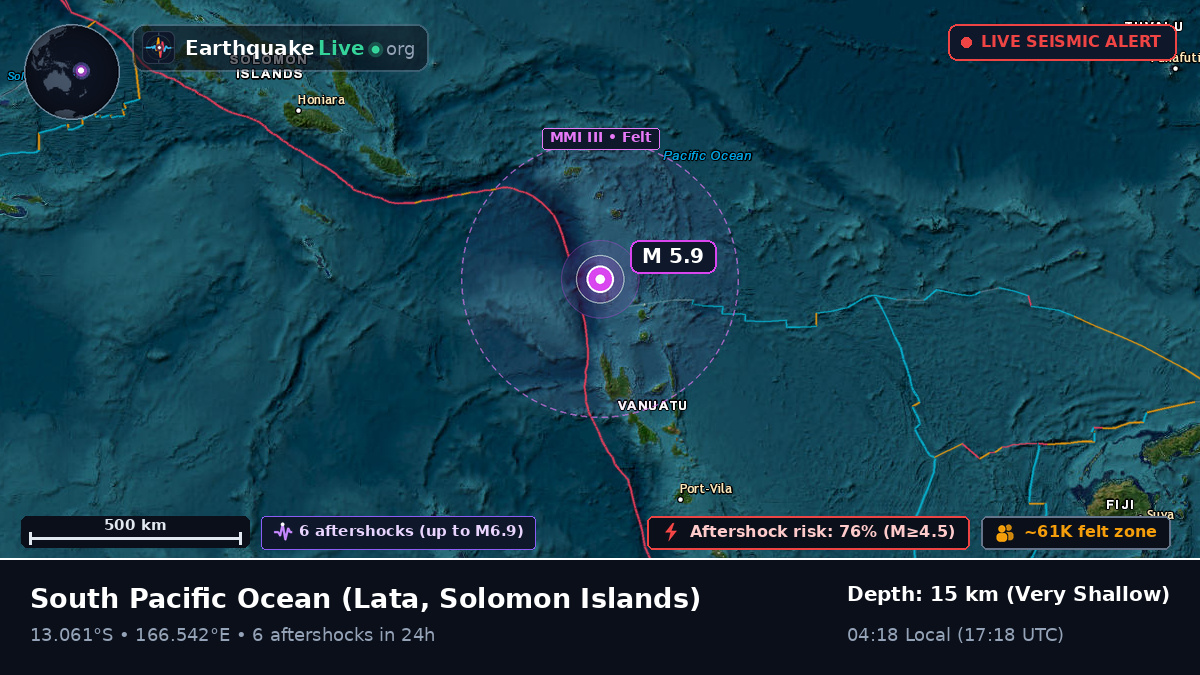 South Pacific Ocean (Solomon Islands)