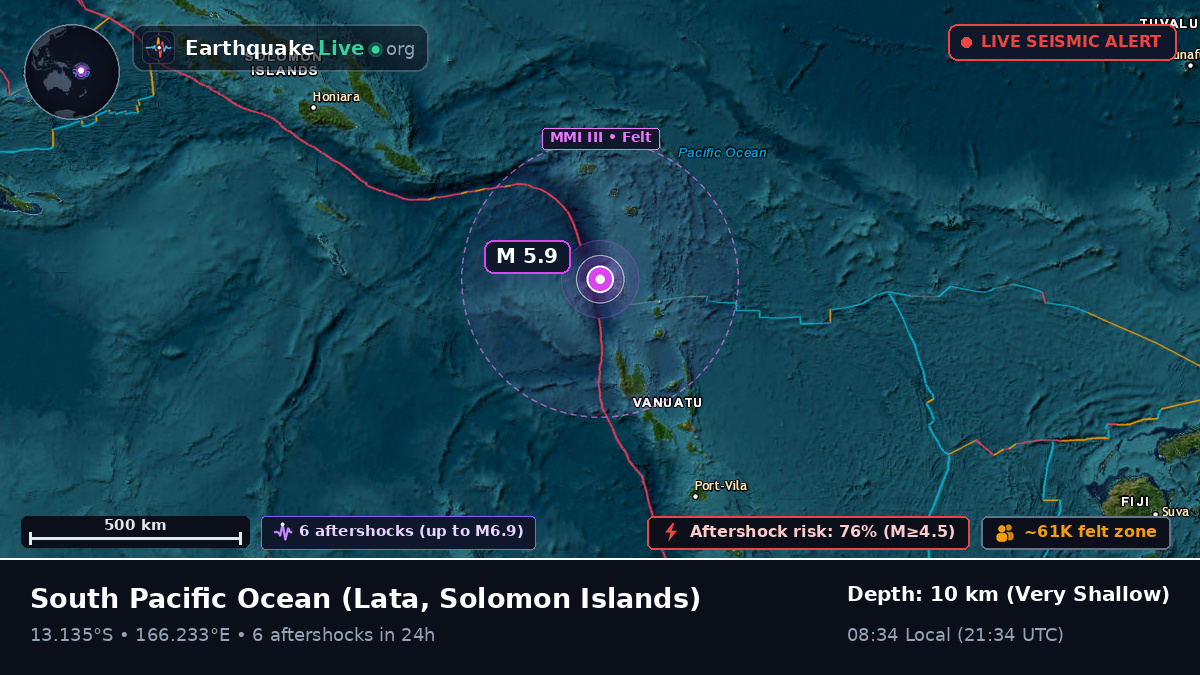 South Pacific Ocean (Solomon Islands)