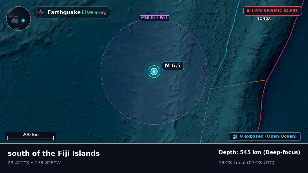 South Pacific Ocean (Tonga)
