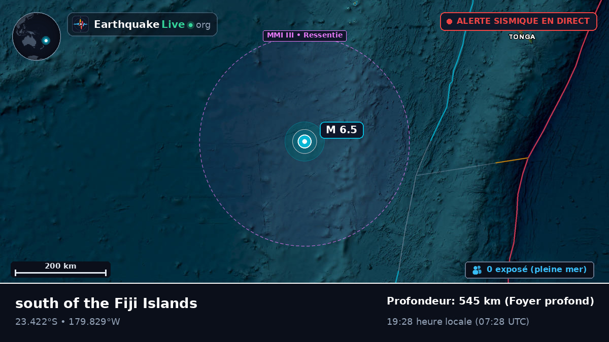 Océan Pacifique Sud (Tonga)