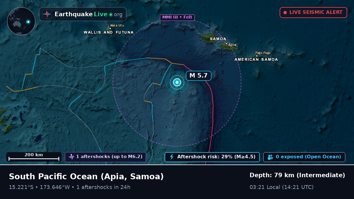 South Pacific Ocean (Samoa)
