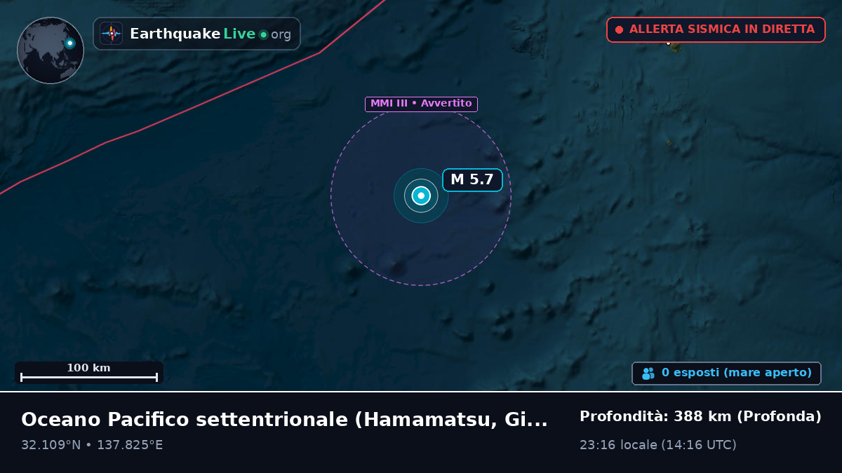 Oceano Pacifico settentrionale (Giappone)