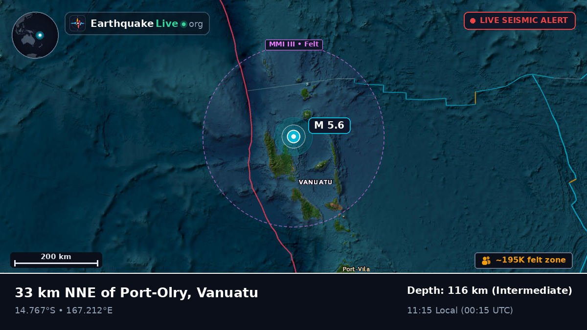 Off the coast of Luganville, Vanuatu