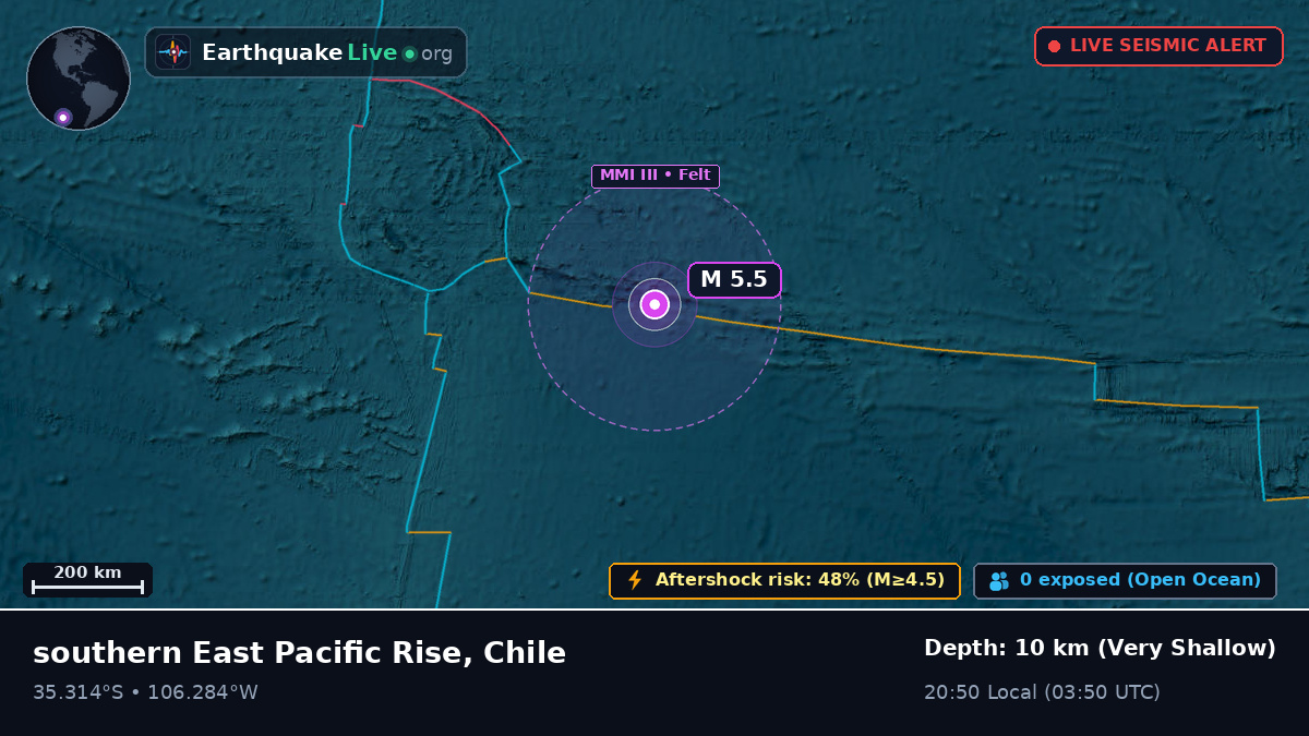 South Pacific Ocean (Chile)