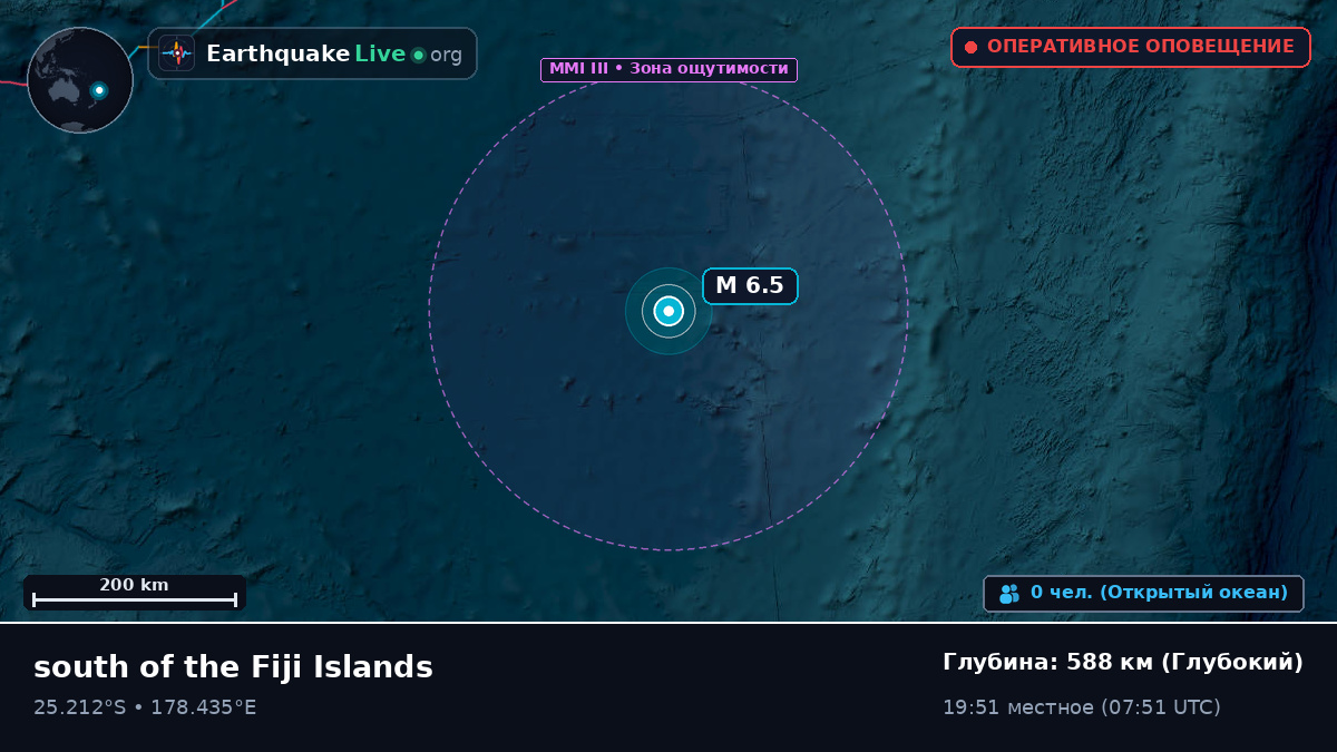 Южная часть Тихого океана (Kermadec Islands)