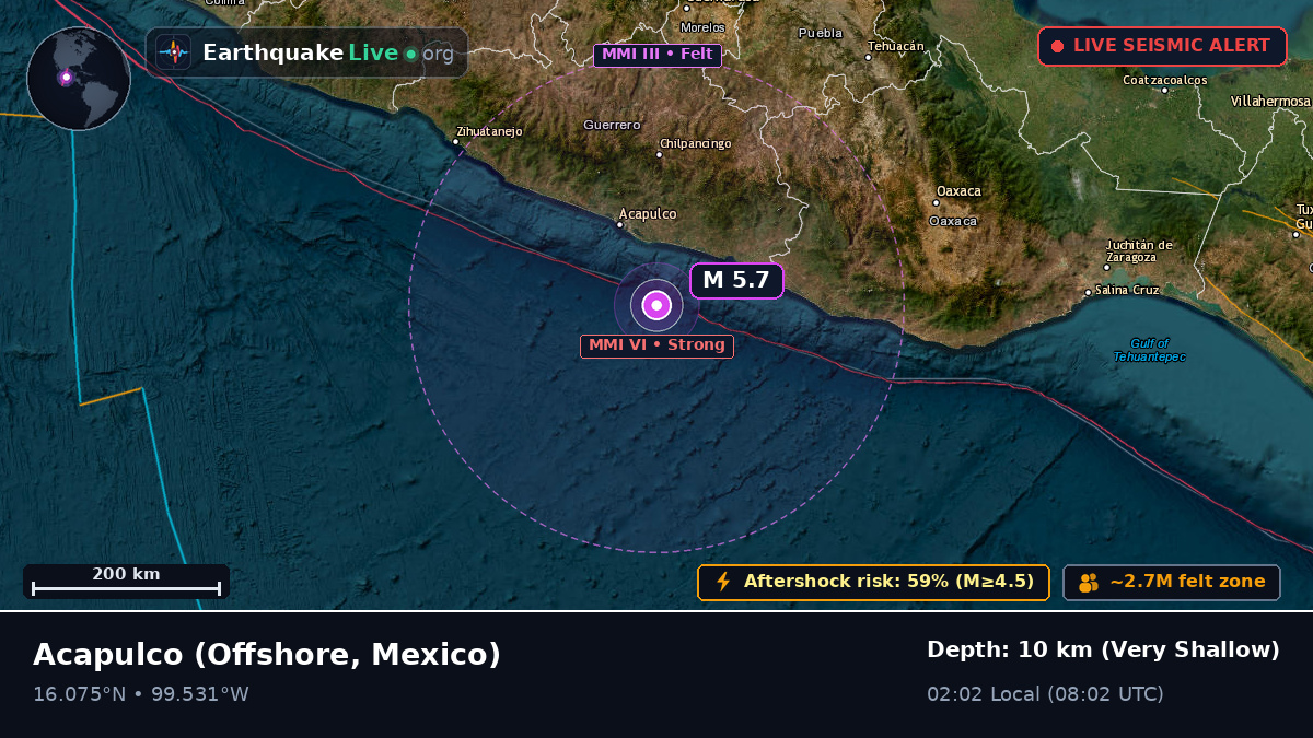 Off the coast of Acapulco, Mexico
