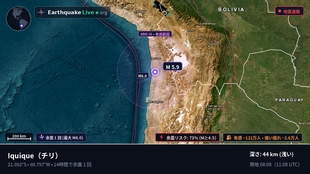 Tarapacá, チリ