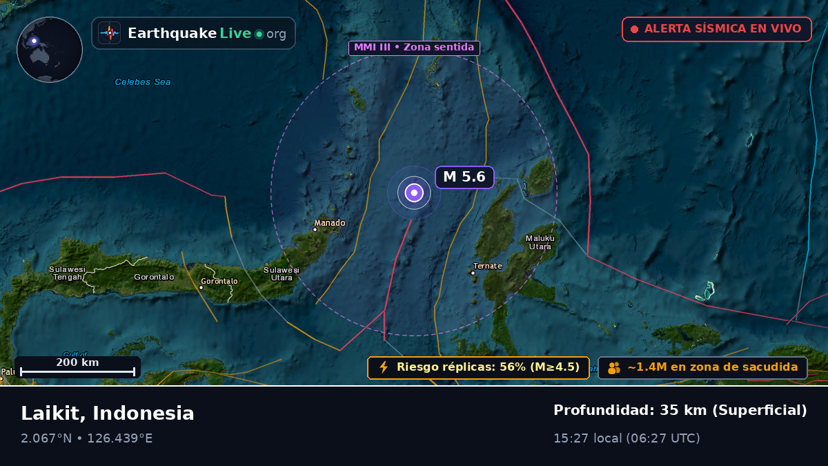 Mar de Molucas (Indonesia)