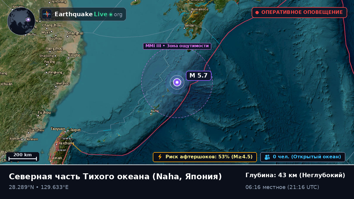 Северная часть Тихого океана (Япония)