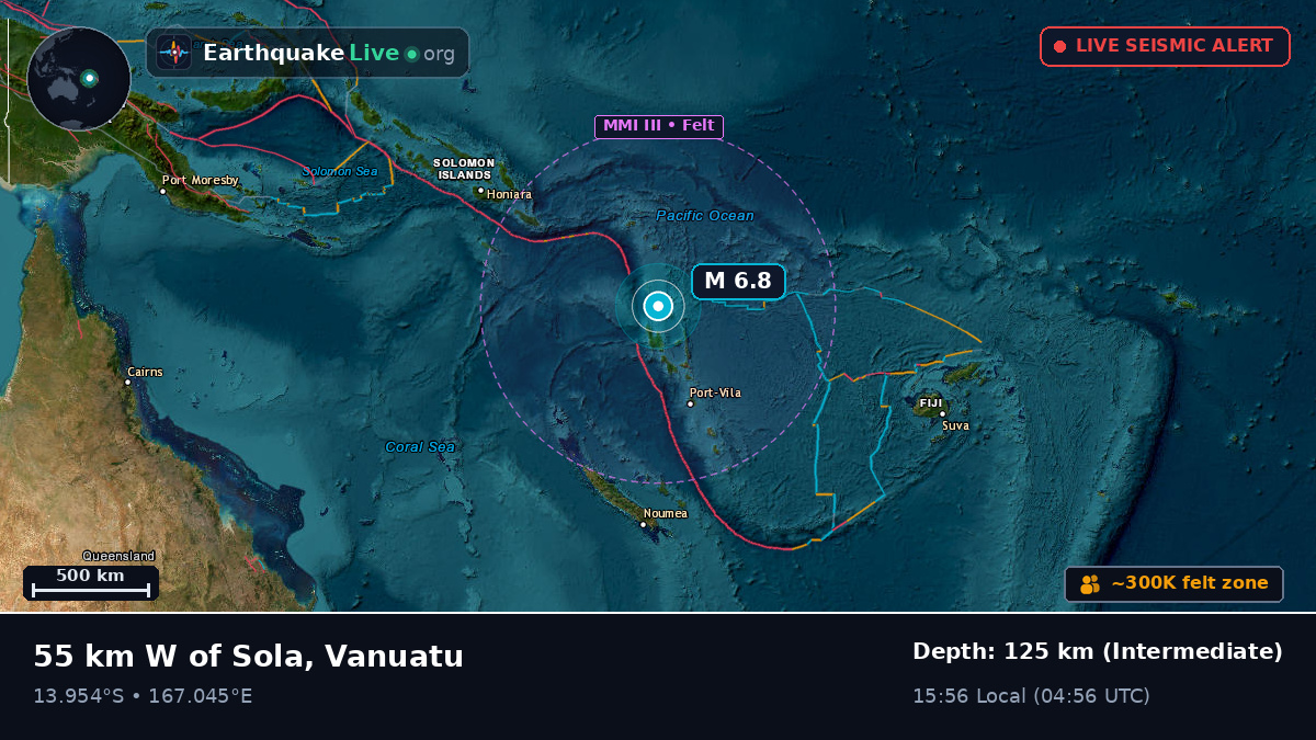 Off the coast of Luganville, Vanuatu