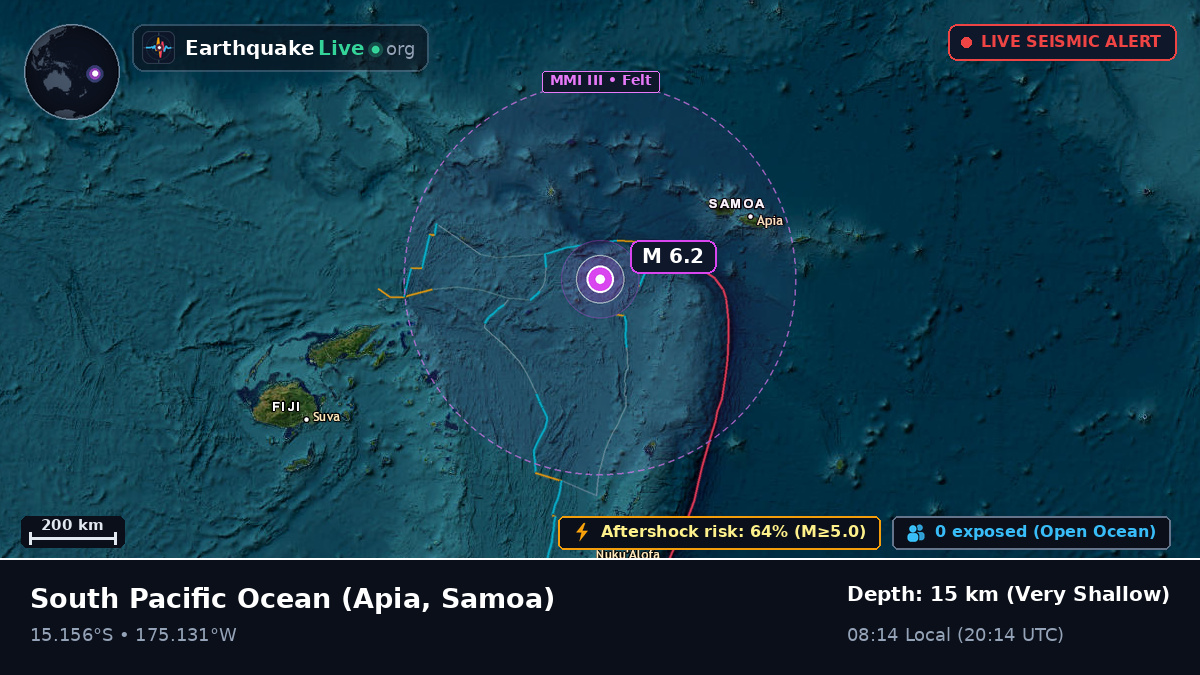 South Pacific Ocean (Samoa)