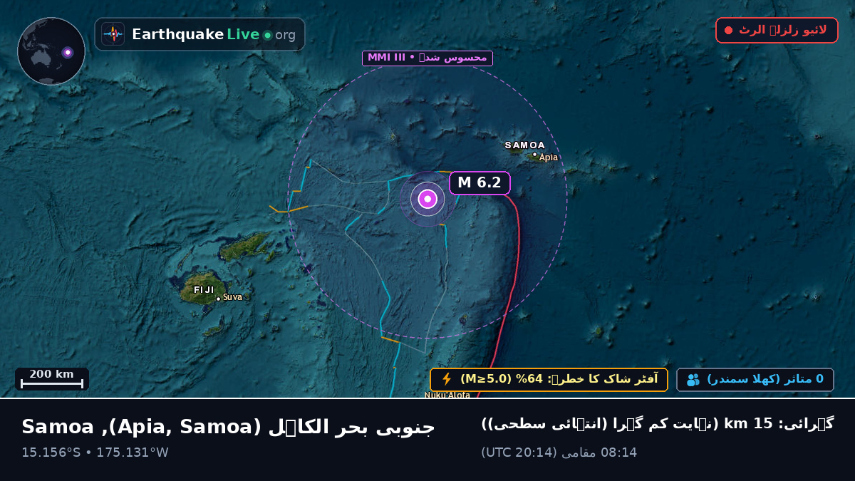 جنوبی بحر الکاہل (Samoa)