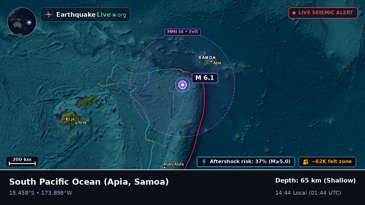 South Pacific Ocean (Samoa)