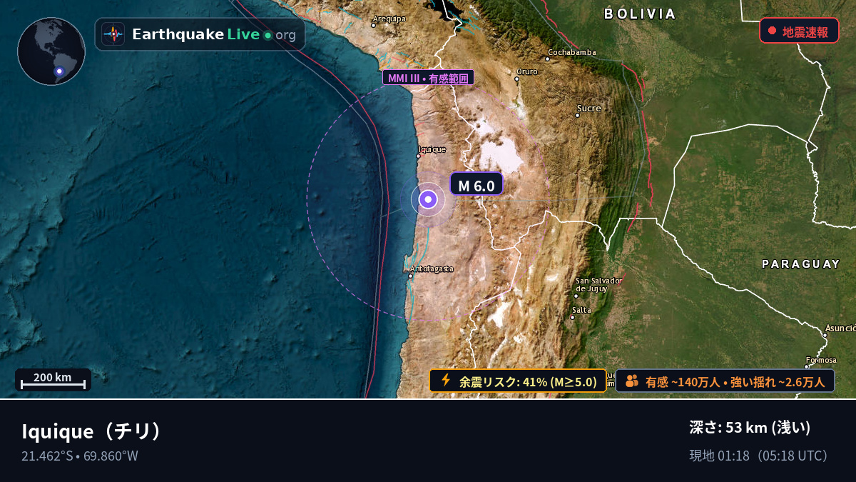 Tarapacá, チリ