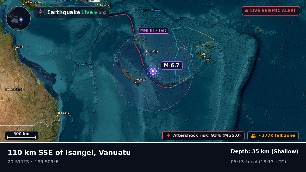 South Pacific Ocean (Vanuatu)
