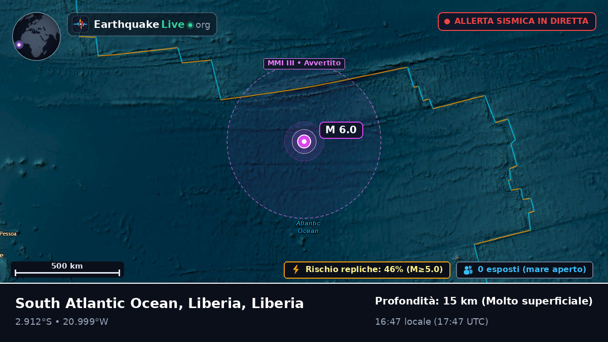 Oceano Atlantico meridionale (Liberia)