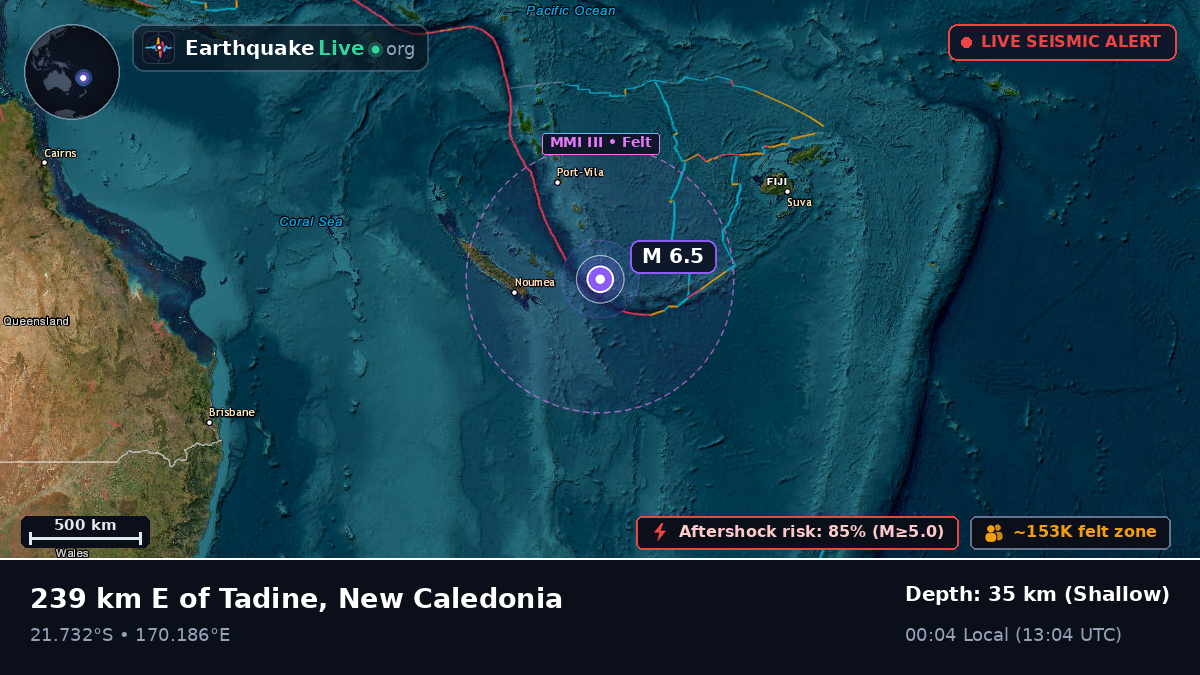 South Pacific Ocean (New Caledonia)