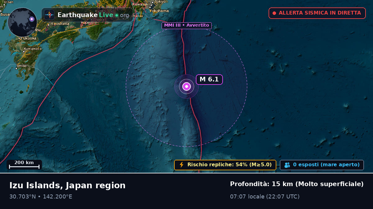 Oceano Pacifico settentrionale (Giappone)