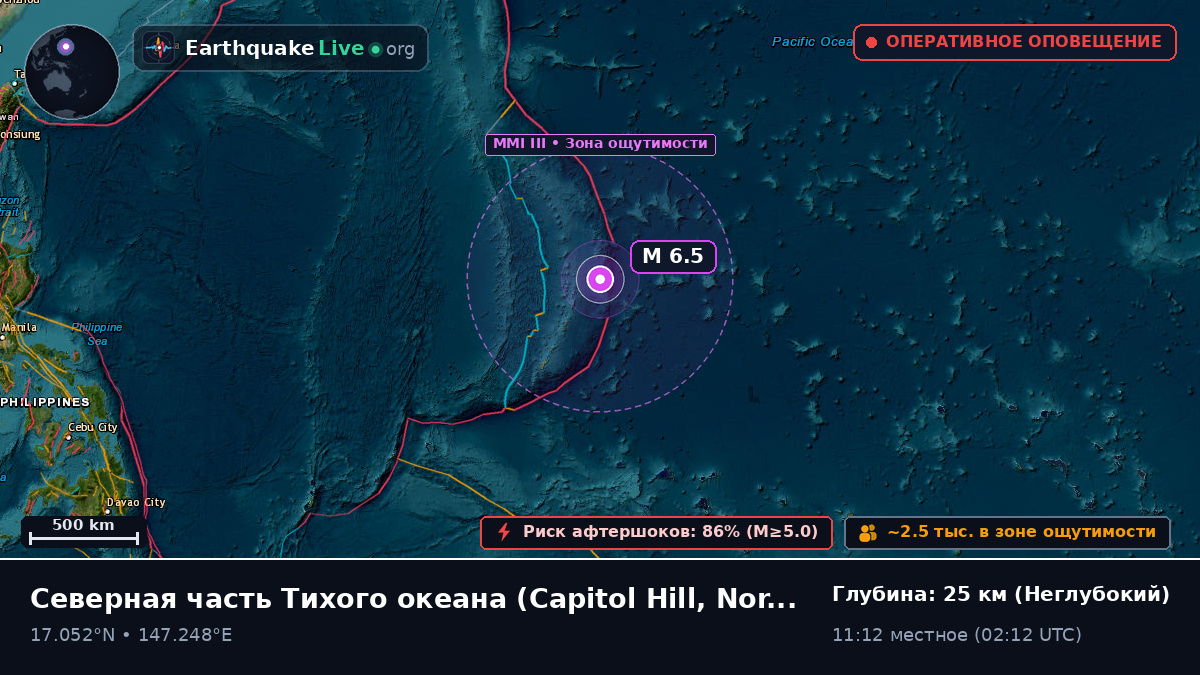 Северная часть Тихого океана (Northern Mariana Islands)