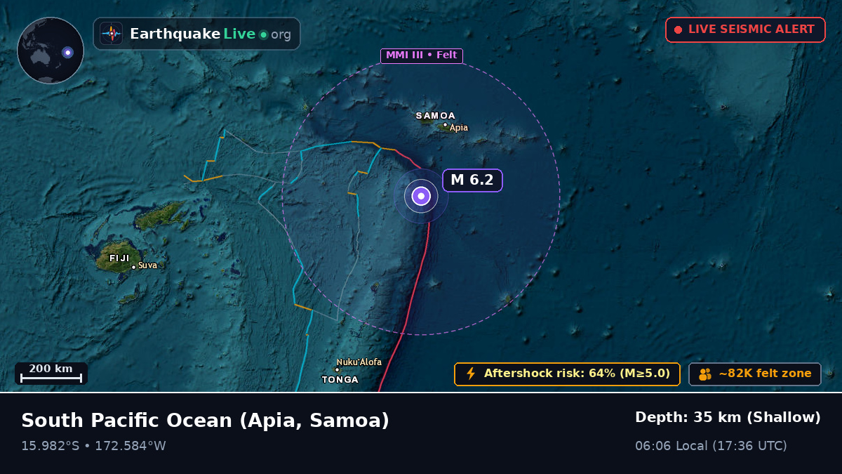 South Pacific Ocean (Samoa)