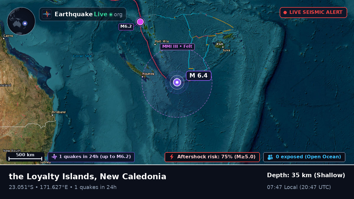 South Pacific Ocean (New Caledonia)